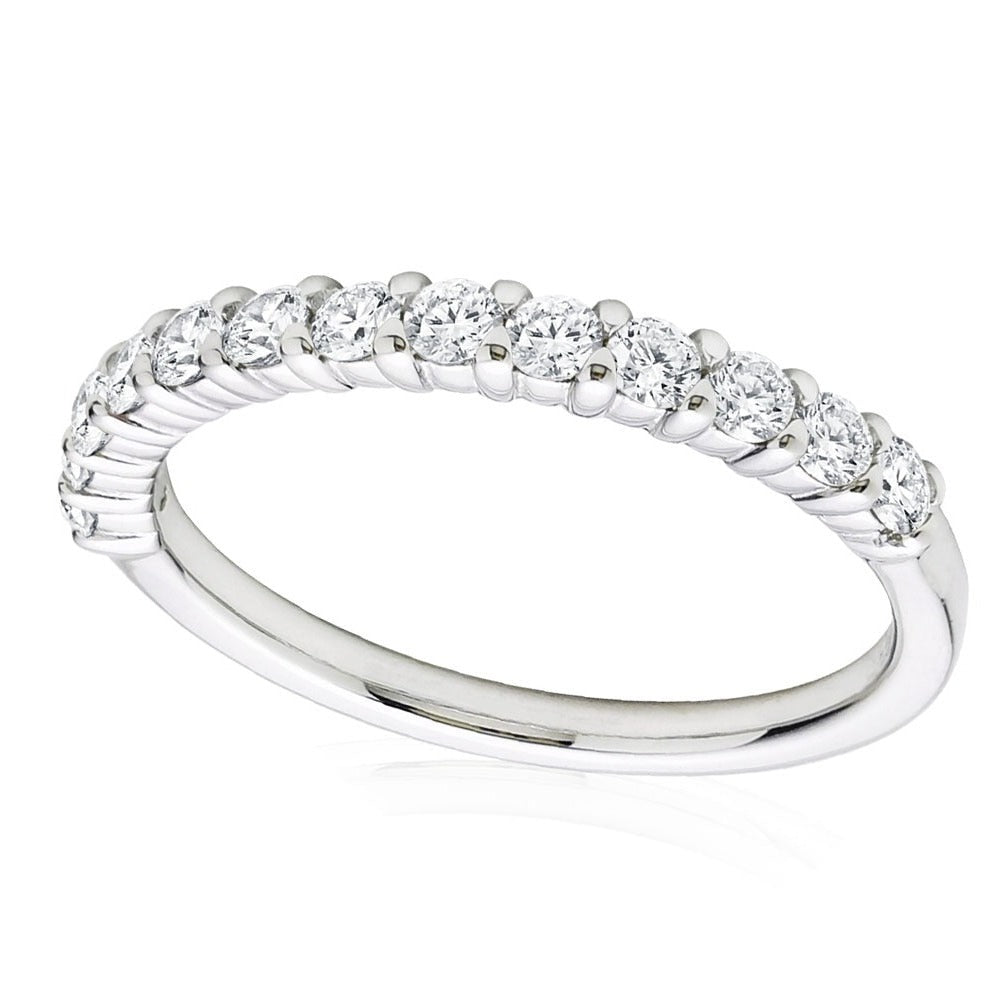2mm moissanite diamond wedding ring Holloway Jewellery