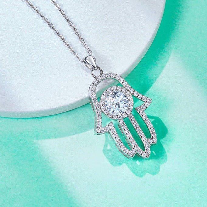 Holloway Jewellery Moissanite Diamond Pendant Necklace NZ