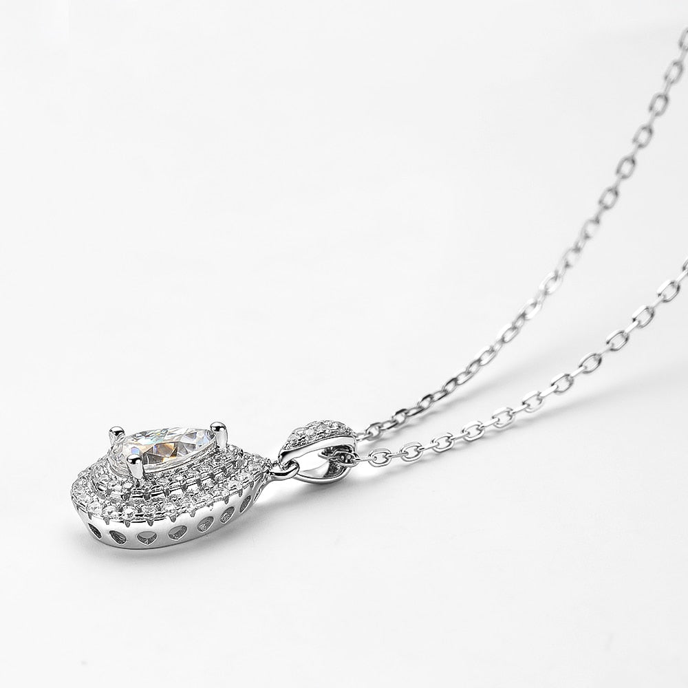 Holloway Jewellery Moissanite Diamond Jewellery Set Sterling Silver