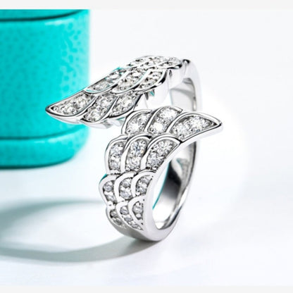 Holloway Jewellery Angel Wings Moissanite Diamond Ring Australia