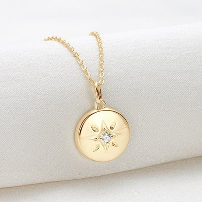 gold moissanite necklace Holloway Jewellery