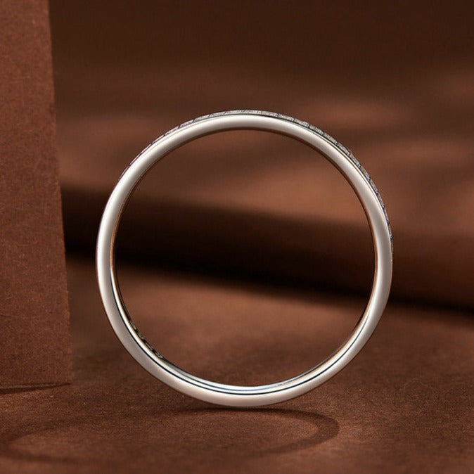Moissanite Diamond Wedding Ring