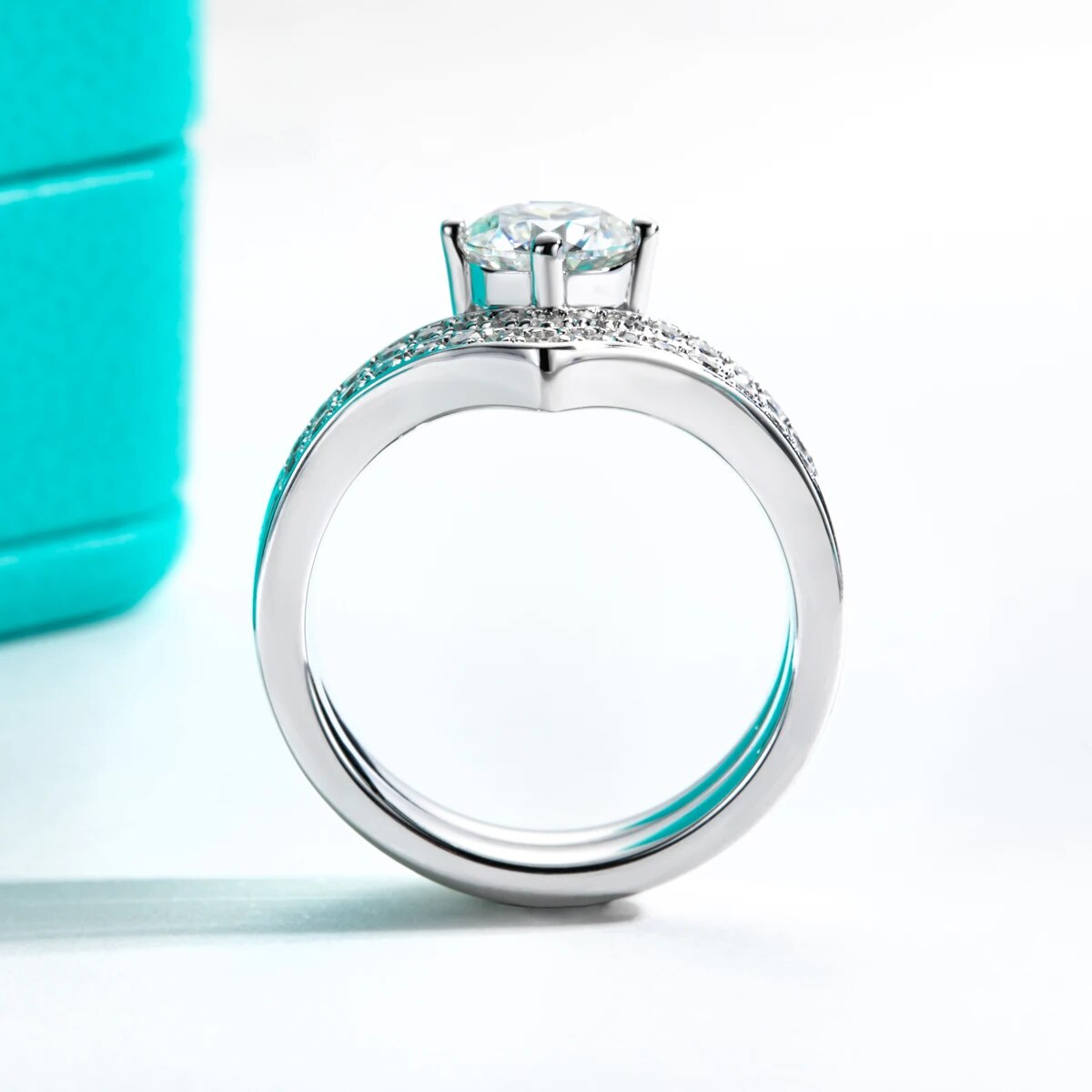 Holloway Jewellery Moissanite Diamond Ring Set