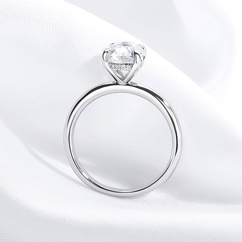 Solitaire Moissanite Ring UK Holloway Jewellery 