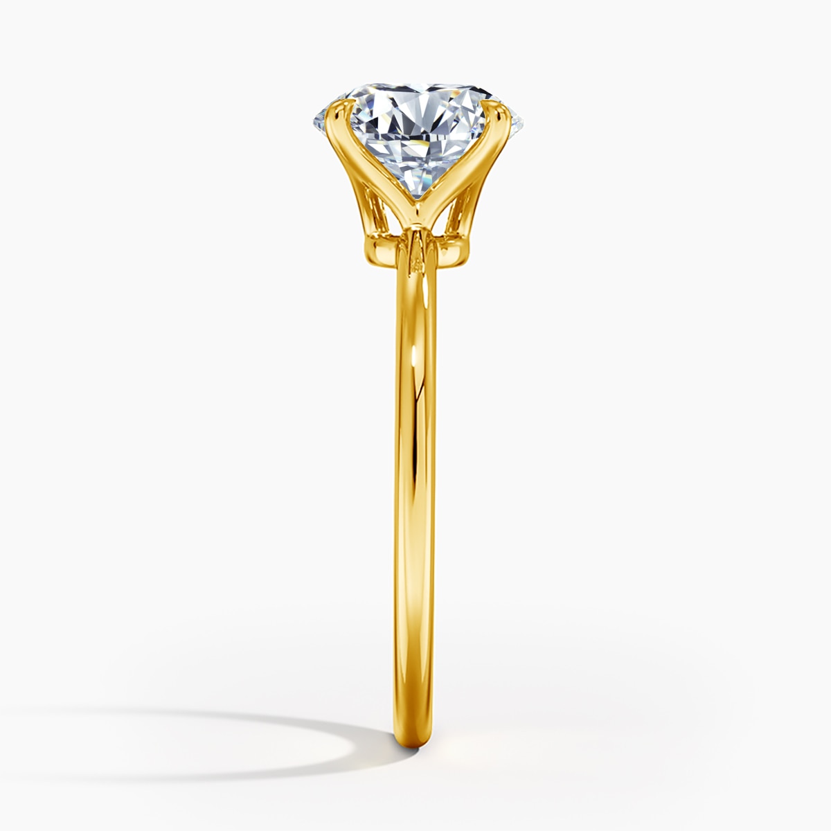 Gold Moissanite Diamond Ring UK Holloway Jewellery