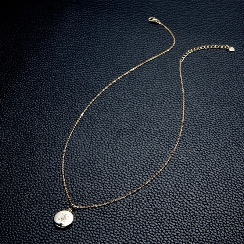 14k gold necklace moissanite diamond Holloway Jewellery NZ