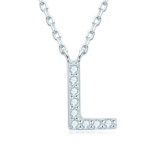 Holloway Jewellery Moissanite Diamond Initial Necklace
