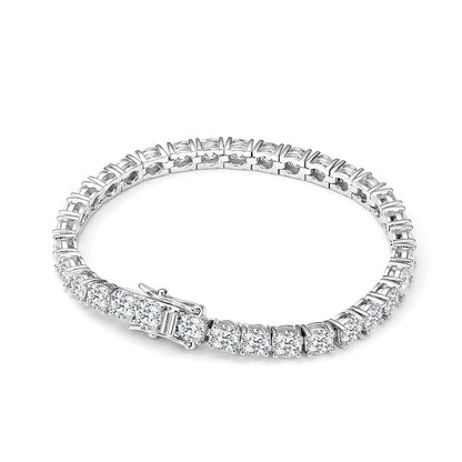 4mm tennis bracelet womens moissanite diamond holloway jewellery