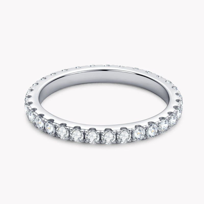 2mm eternity ring Holloway Diamonds Jewellery Moissanite Rings Womens