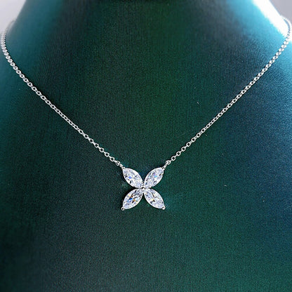Moissanite Diamond Sterling Silver Necklace Holloway Jewellery