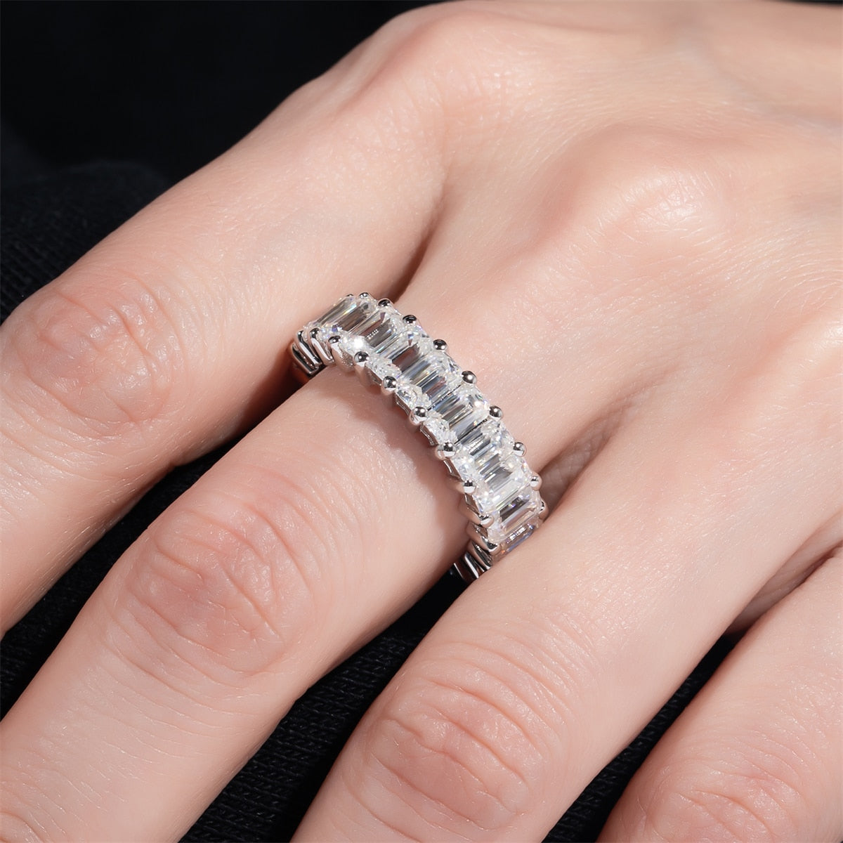 Sterling Silver Moissanite Ring NZ