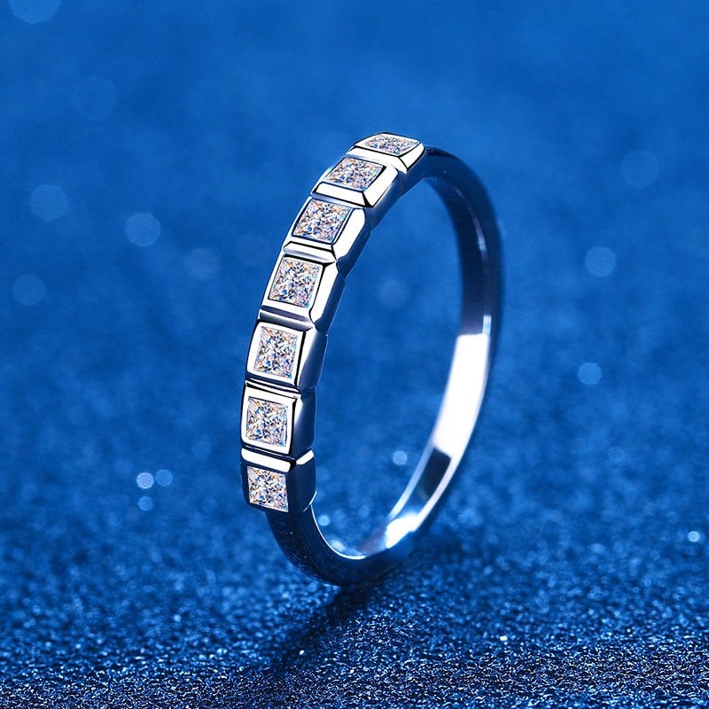 Wedding Band Moissanite Diamond Engagement Ring US
