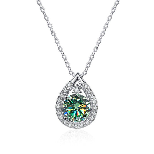 Holloway Jewellery UK Moissanite Diamond Pendant Necklace