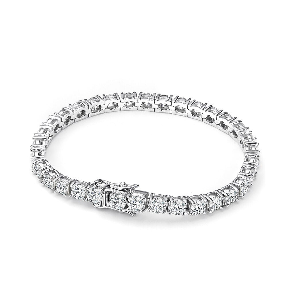 3mm tennis bracelet womens moissanite diamond holloway jewellery