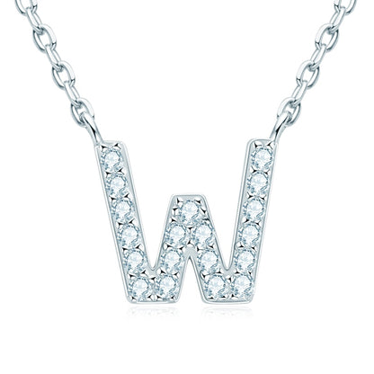 Holloway Jewellery Moissanite Initial Necklace UK