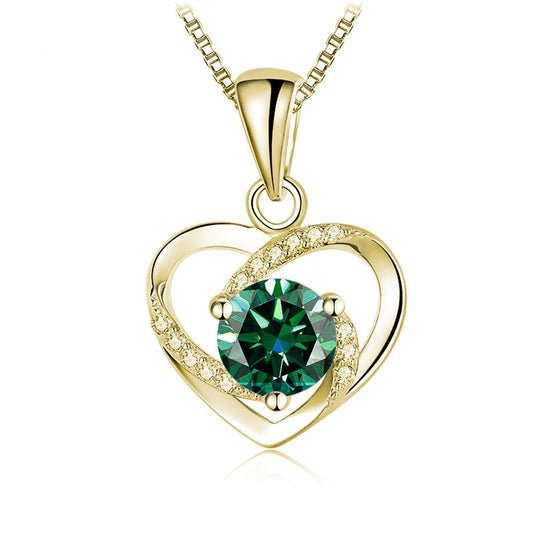 1 Carat Moissanite Diamond Necklace UK