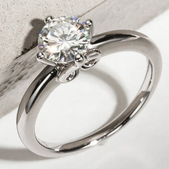 Free Shipping UK Moissanite Diamond Engagement Ring