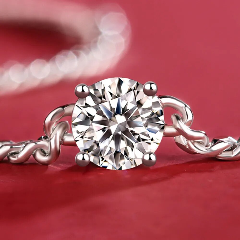 1 carat 6.5mm moissanite diamond bracelet Holloway Jewellery AUS