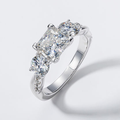 Moissanite Diamond Ring Set Holloway Jewellery NZ