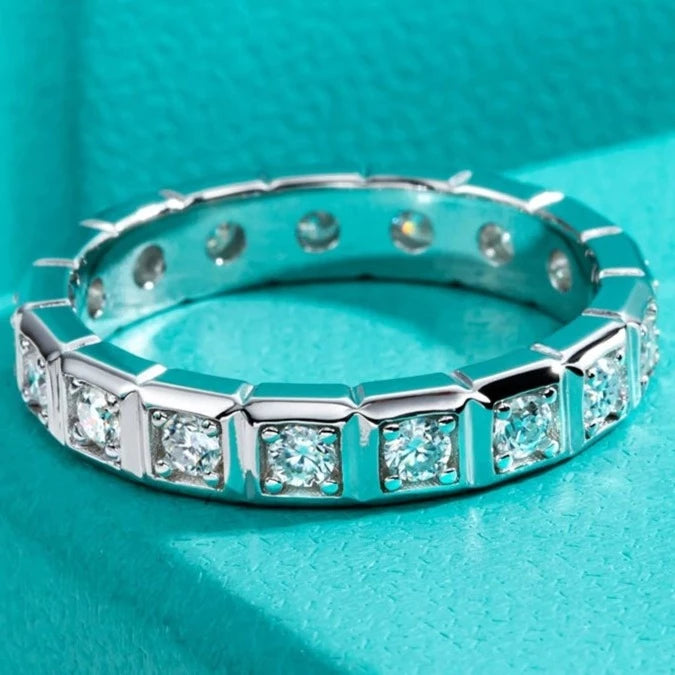 Holloway Jewellery Moissanite Diamond Eternity Ring