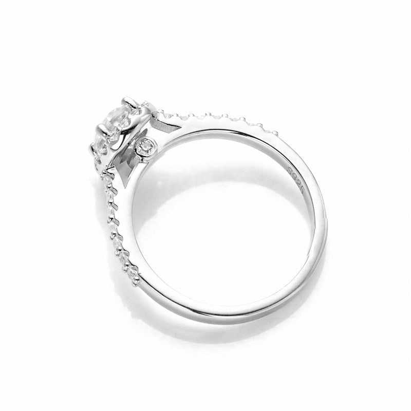 1 carat Oval Ring Halo Ring Holloway Jewellery NZ