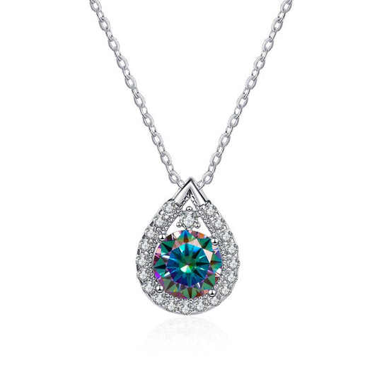 Moissanite Diamond Pendant Necklace Holloway Jewellery UK