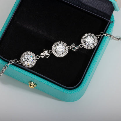 Free Shipping UK Moissanite Diamond Bracelet