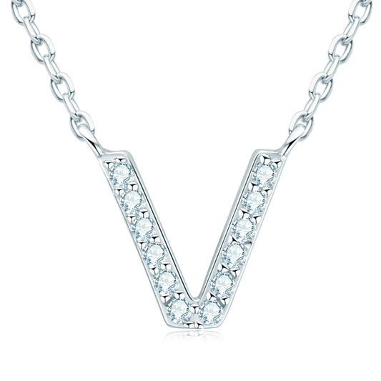 Holloway Jewellery Moissanite Initial Necklace