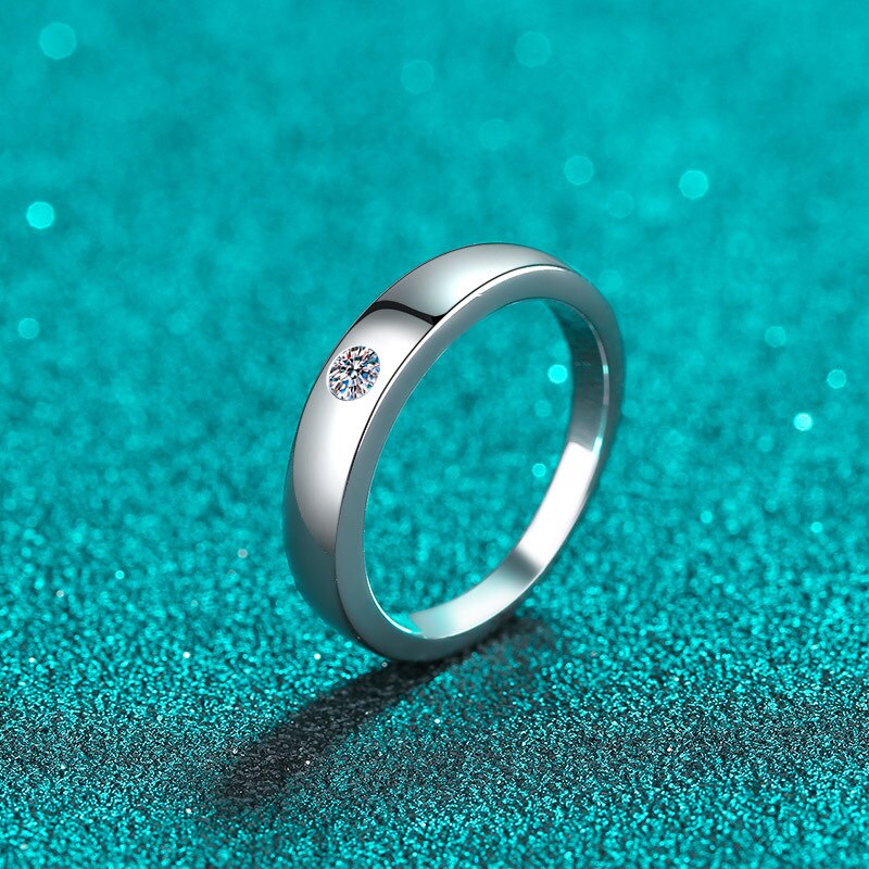 Moissanite Diamond Wedding Ring free Shipping Canada