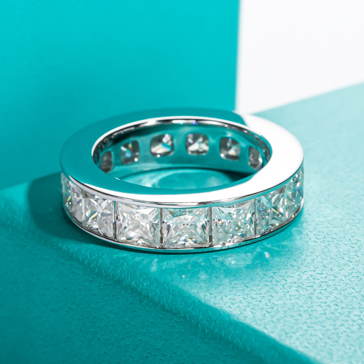 Moissanite Diamond Eternity Ring Holloway Jewellery Canada