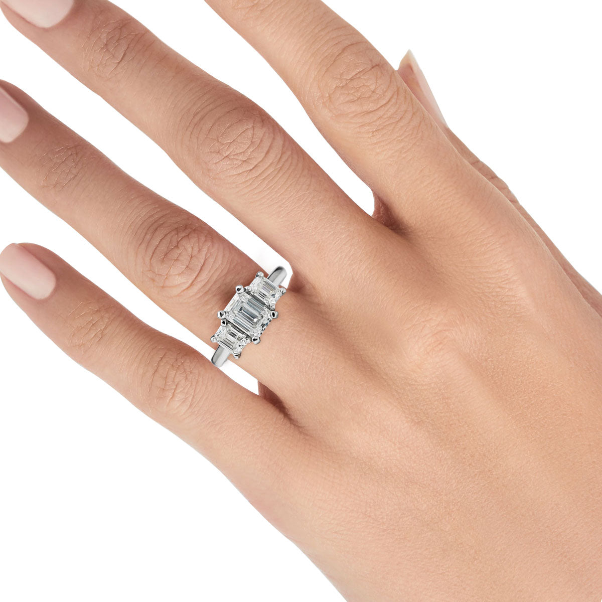 Sterling Silver Moissanite Diamond Ring NZ