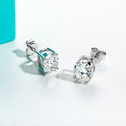 Moissanite Diamond Stud Earrings Free Shipping AU