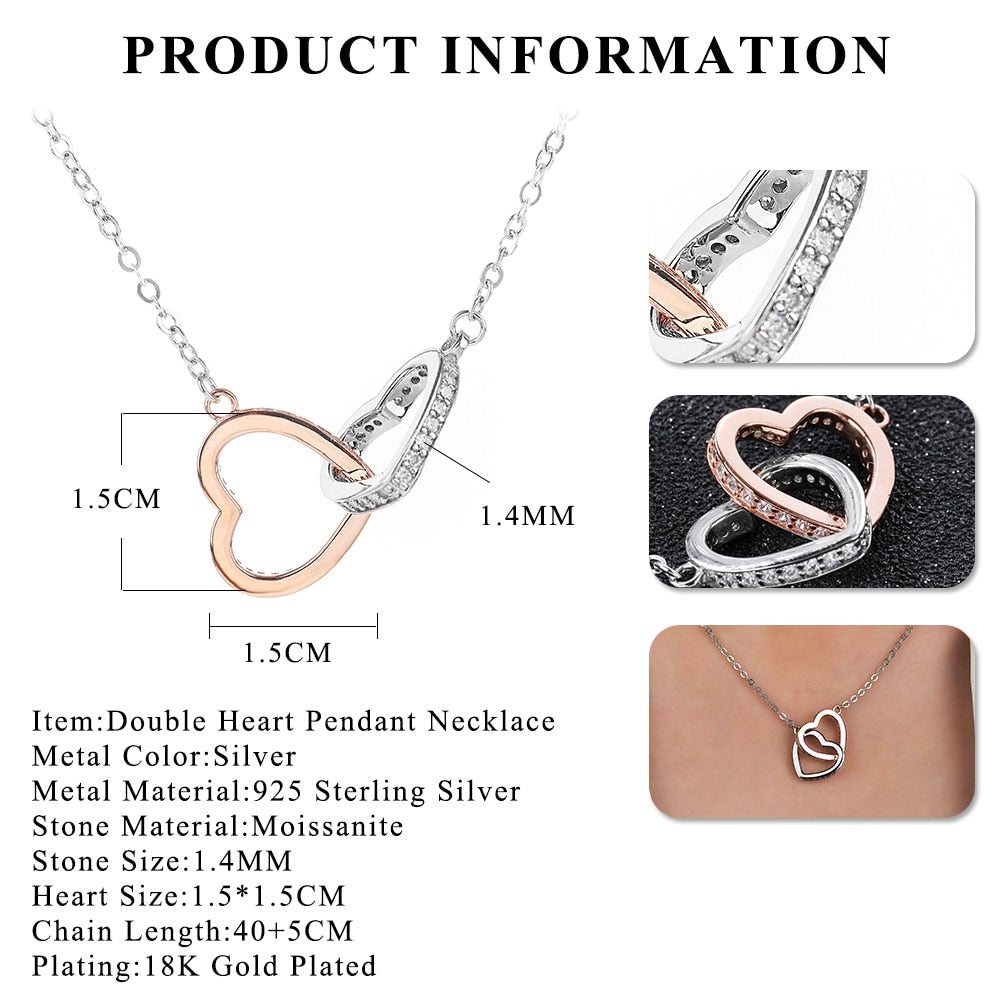 Heart Moissanite Diamond Necklace AU