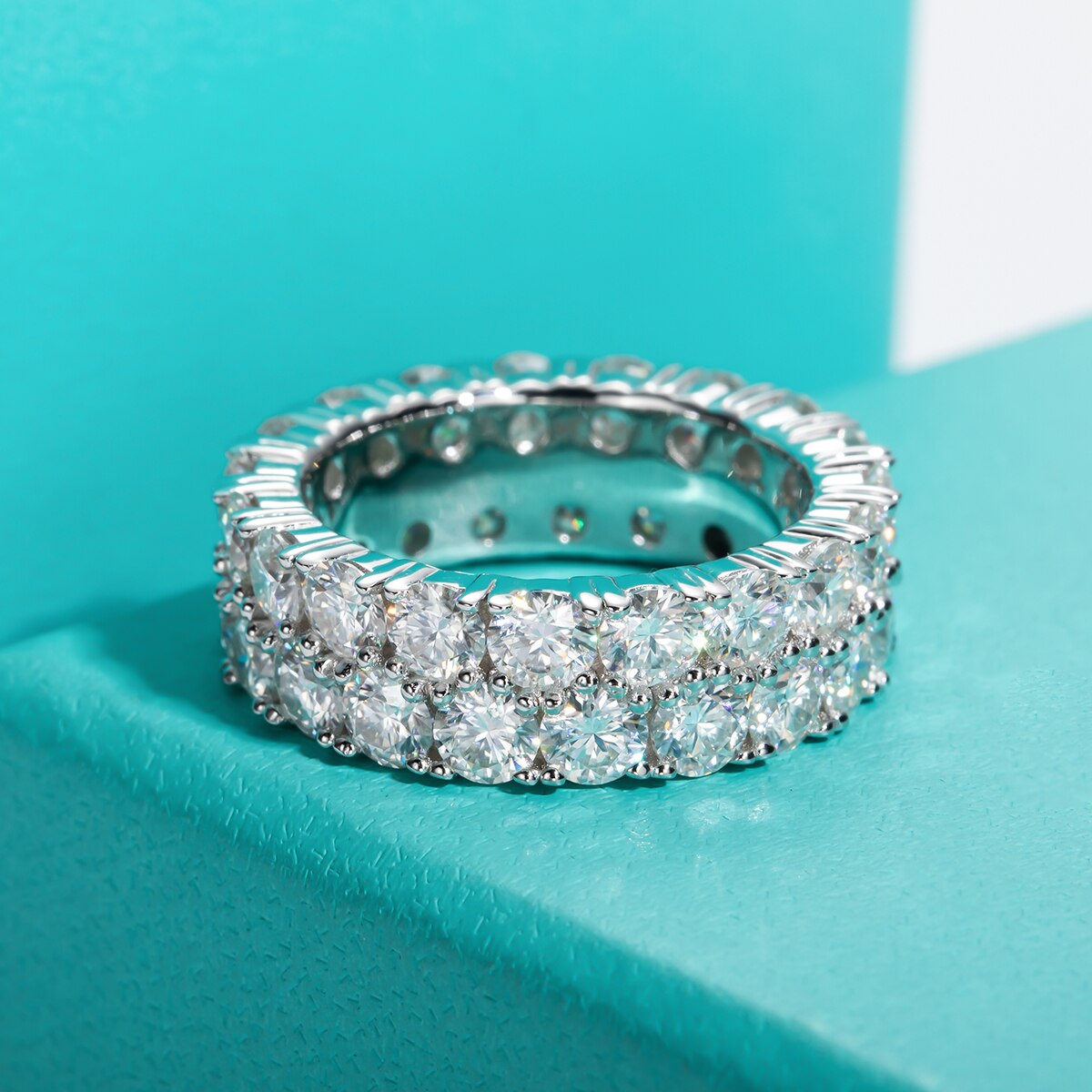 eternity ring moissanite diamond eternity ring Holloway Jewellery