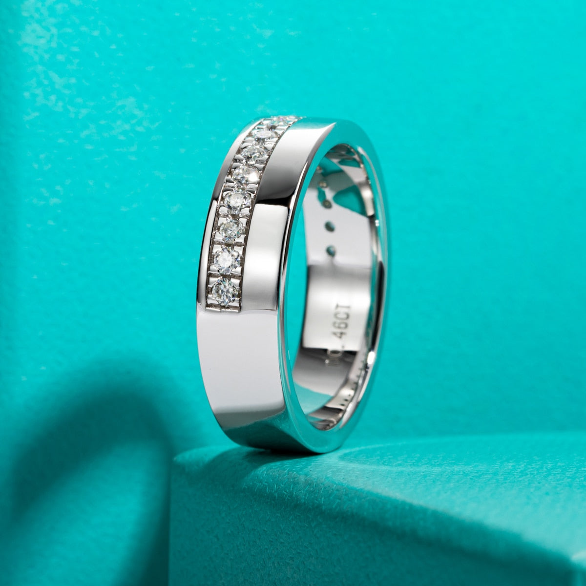 Mens Moissanite Ring Moissanite Diamond Wedding Ring Mens Holloway Jewellery