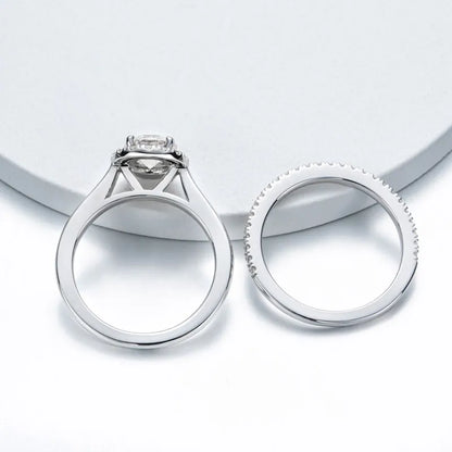 womens ring set UK Moissanite diamond ring set UK Holloway Jewellery