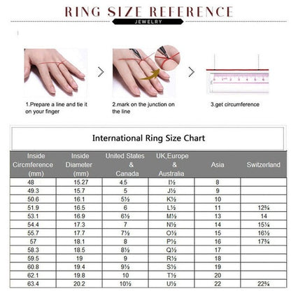 ring size chart uk Holloway Jewellery