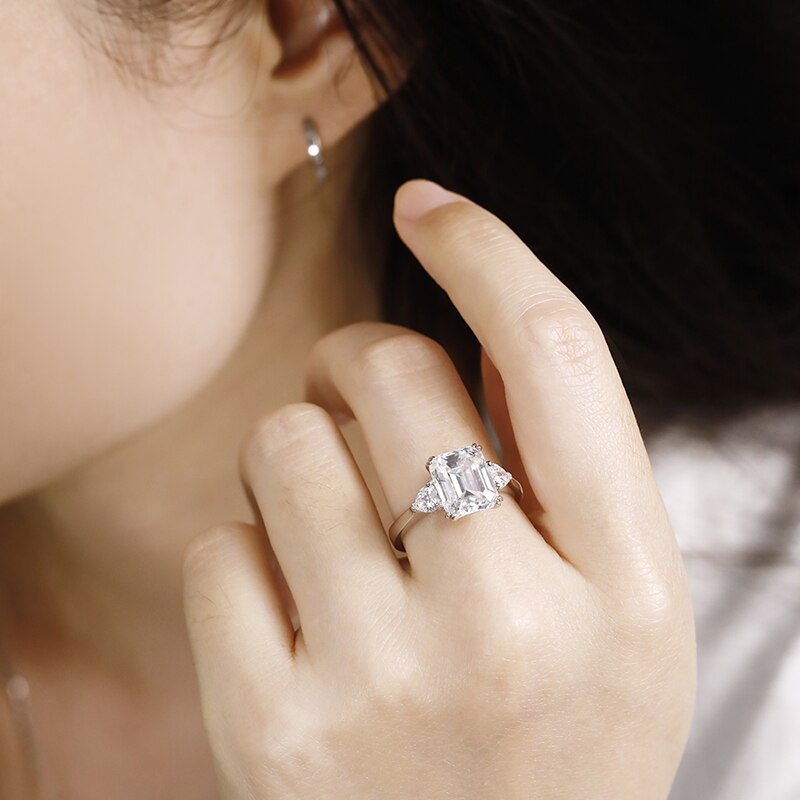 Moissanite Diamond Engagement Ring NZ