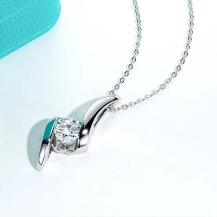 Moissanite Diamond Necklace Holloway Jewellery US