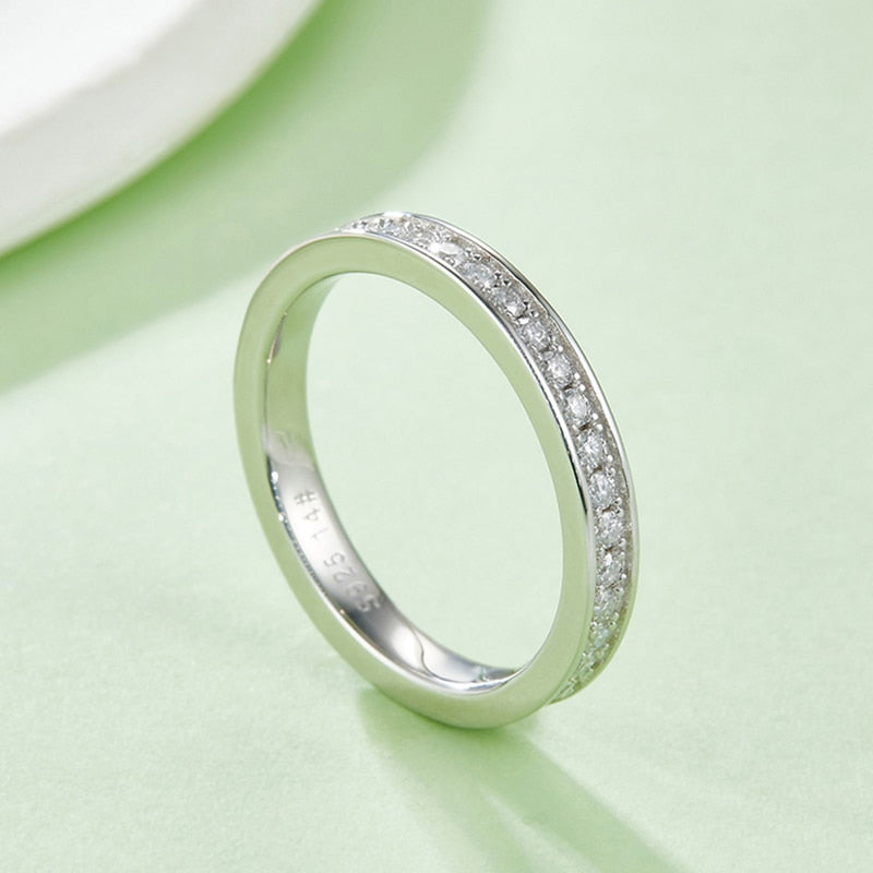 Moissanite Diamond Ring Eternity Ring NZ Holloway Jewellery