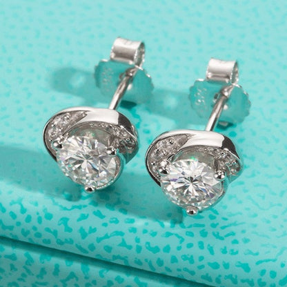 Free Shipping US Moissanite Diamond Earrings