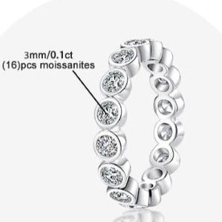 Moissanite Diamond Wedding Ring Free Shipping Canada