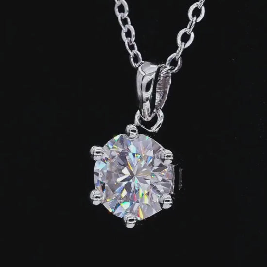 1ct moissanite necklace Holloway Jewellery Video