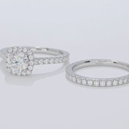 moissanite diamond ring set Holloway Jewellery Video