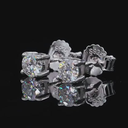 0.3ct stud earrings moissanite diamond Holloway Jewellery