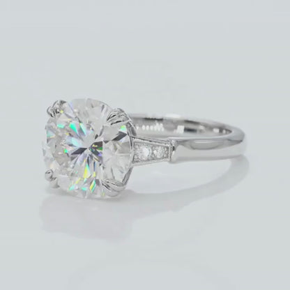 5ct moissanite ring video AU Holloway Jewellery