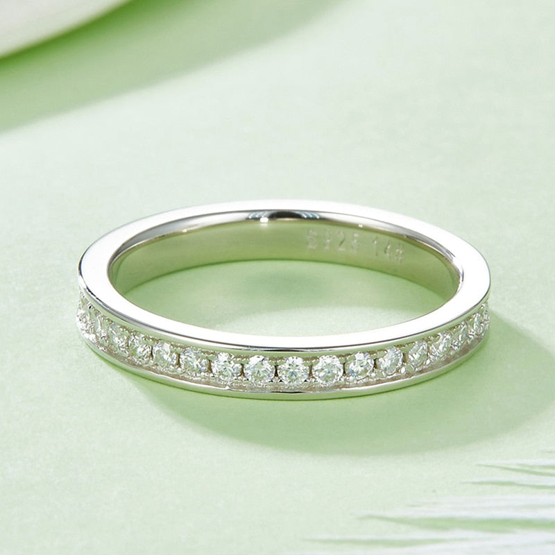 moissanite diamond eternity ring Holloway Jewellery AU