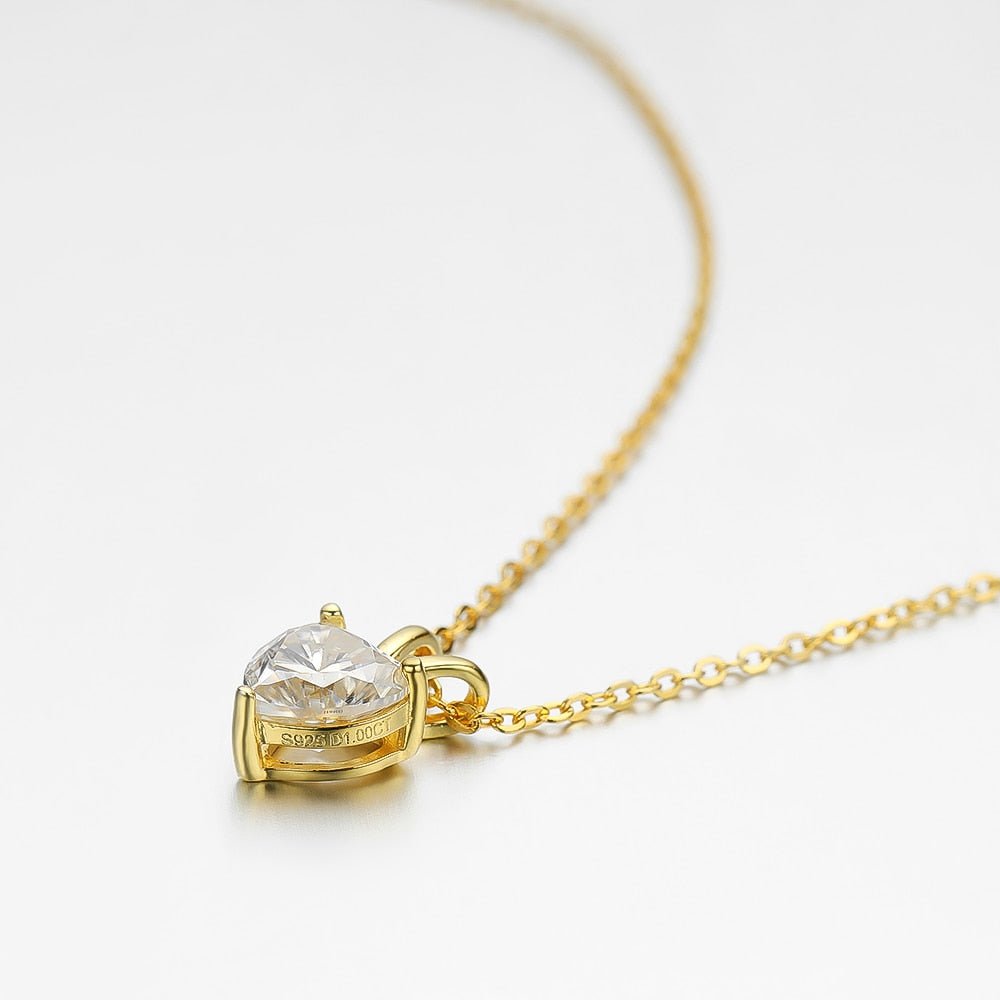 anniversary necklace heart diamond