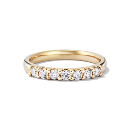 Moissanite Ring Gold Colour Wedding Ring for Women Holloway Jewellery