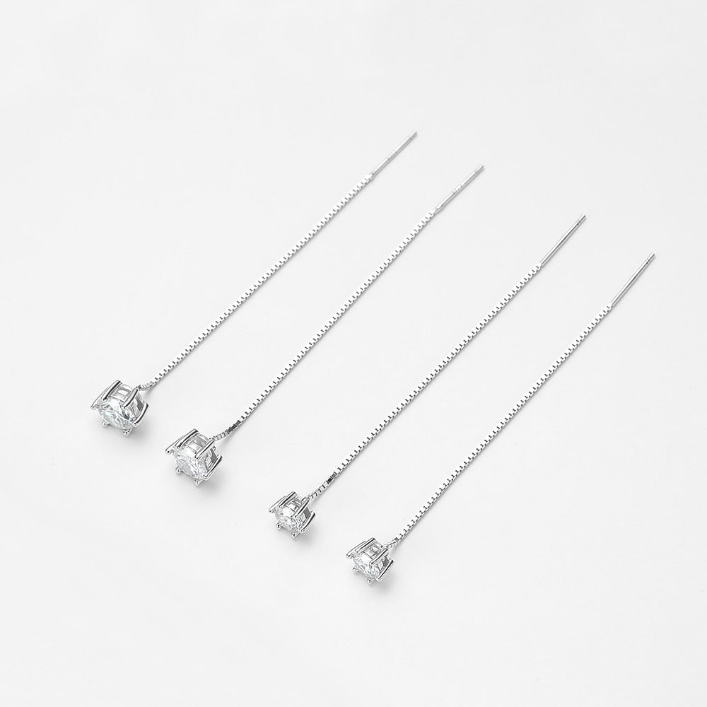 Moissanite Diamond Classic Six-Claw Earrings